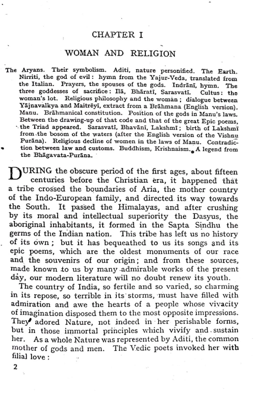 Women in Ancient India